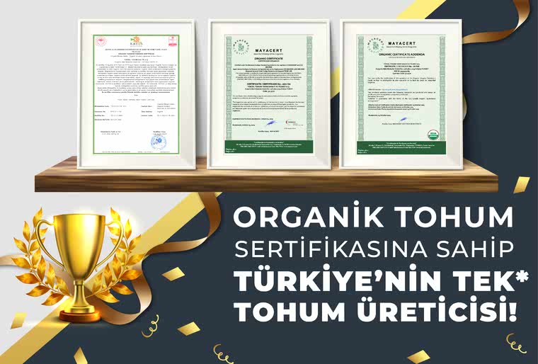 Organik Tohum Sertifikasına Sahip Azərbaycan'nin Tek* Tohum Üreticisi!
