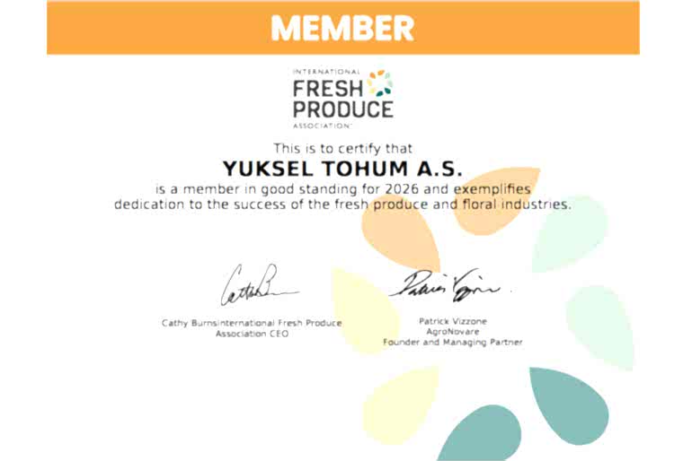 International Fresh Produce Association (IFPA) Üyeliğimizi Gururla Duyuruyoruz!